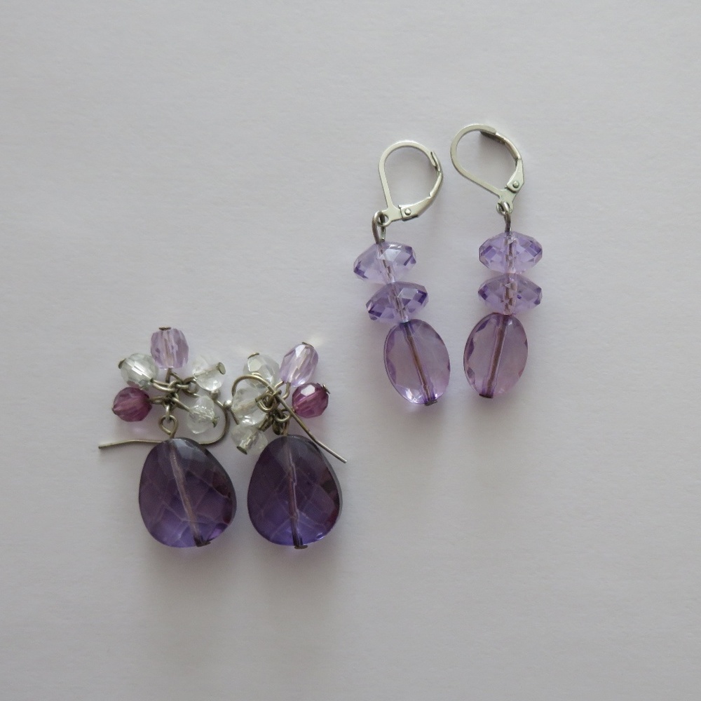 Purple Earrings Bundle